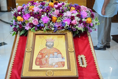 СВЕТА АРХИЈЕРЕЈСКА ЛИТУРГИЈА У ХРАМУ СВЕТОГ ЦАРА ЛАЗАРА У БЕЛОШЕВЦУ