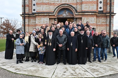 АРХИЈЕРЕЈСКА ЛИТУРГИЈА У ХРАМУ СВЕТОГ ВЕЛИКОМУЧЕНИКА ГЕОРГИЈА У ДРЕНУ
